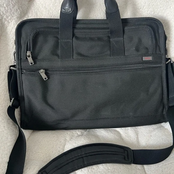 Tumi Alpha Gen 4 Ballistic Nylon Slim Laptop Business Briefcase Bag 26011D4