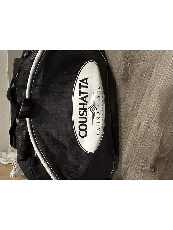 Coushatta Casino Resort Duffel Bag Black Souvenir Novelty