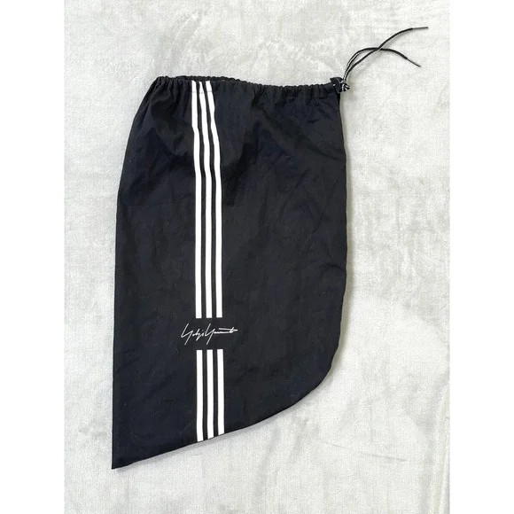Adidas Yohji Yamamoto Dust Bag Black Drawstring Logo Pouch Shoe Storage