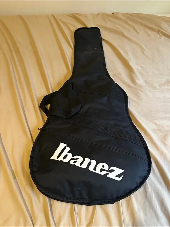 Black Padded Gig Bag for Electric Guitar