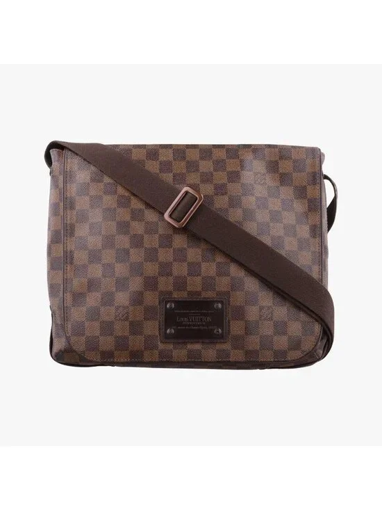 Louis Vuitton Brooklyn MM Ebene Damier Canvas Tote