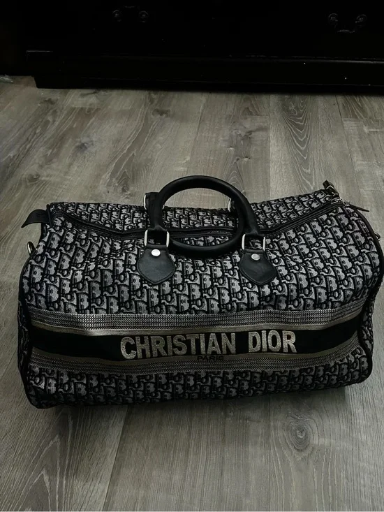 (Pre-Owned) Christian Dior duffle bag