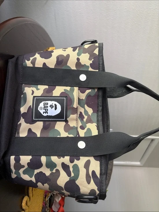 Bape Camouflage Duffel Bag - Green/Brown/Black
