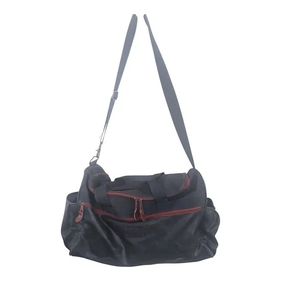 Vintage Opium YSL Yves Saint Laurent Navy Blue Leather Duffle Bag
