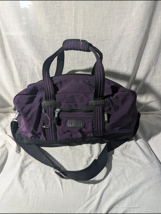HEDGREN OUTDOOR GEAR Canvas Holdall Duffel Bag Travel Carry On Purple