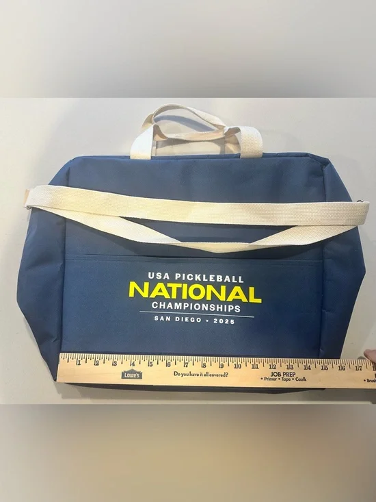 USA Pickleball National Championships 2025 Player Gift Insulated Cooler Tote Bag