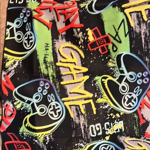 Colorful Gaming Controller Graphic Rug