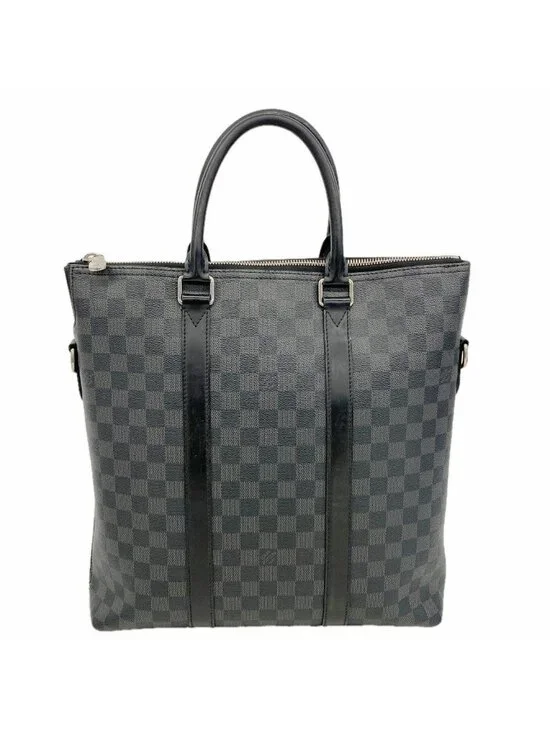 Louis Vuitton Handbag Damier Graphite Anton Tote Black Gray