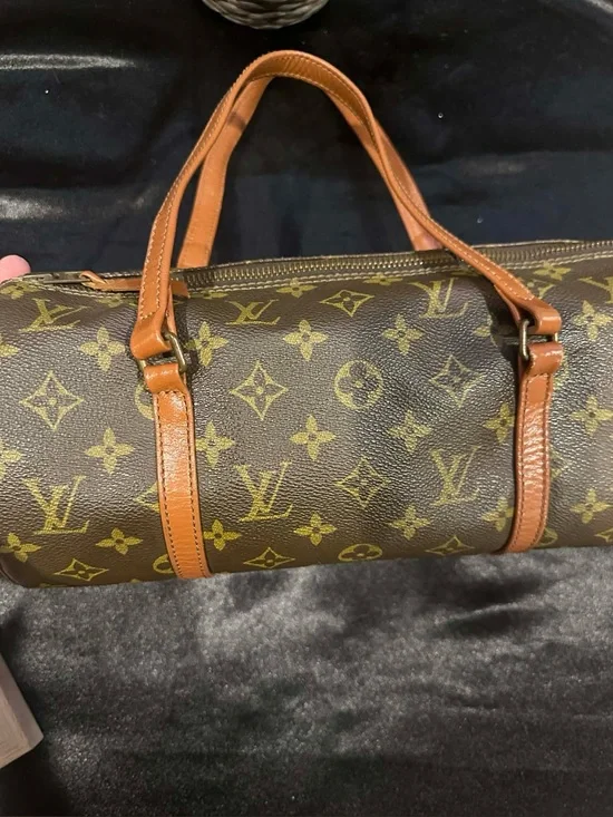 Louis Vuitton Monogram Canvas Cylindrical Duffel Bag in Brown and Tan