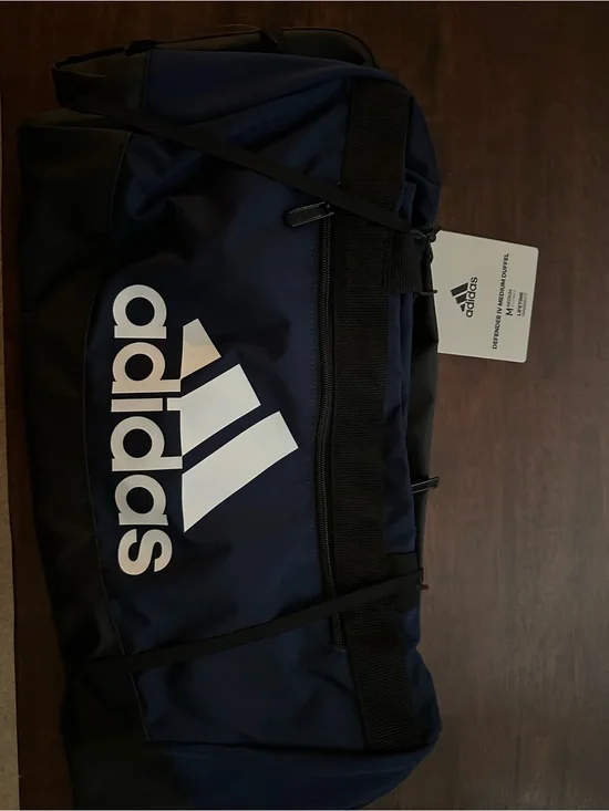 adidas Navy and Black Duffel - Large Sports Weekend Bag
