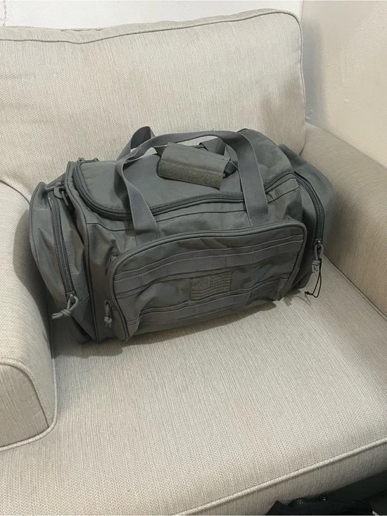 Gray Tactical Duffel Bag - Men Bags