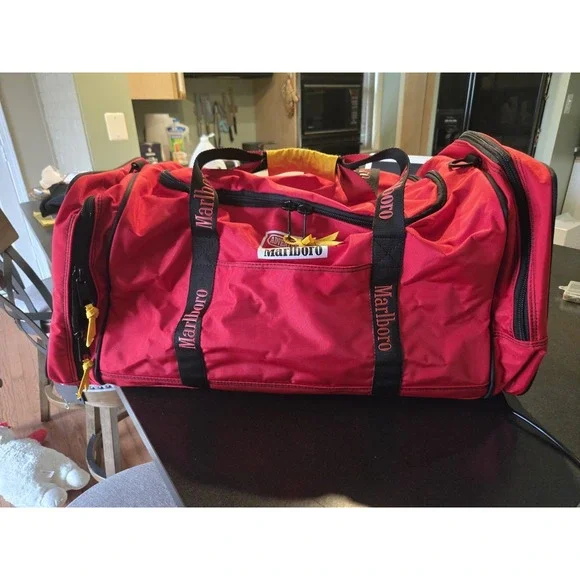 Vintage Marlboro Adventure Team Duffel Bag – New Old Stock (NOS)