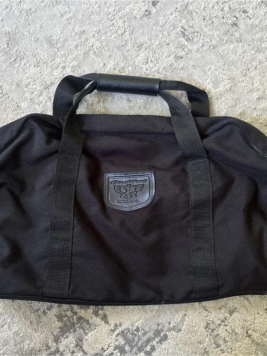 Black Honda Touring Duffel Bag — Sturdy Travel Carryall