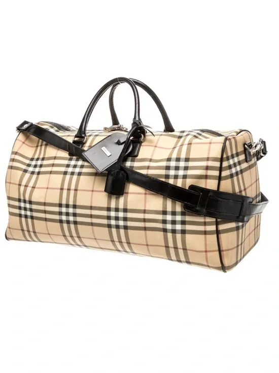 Burberry Nova Check Boston Bag OG Burberry Design Absolute Classic & Authentic