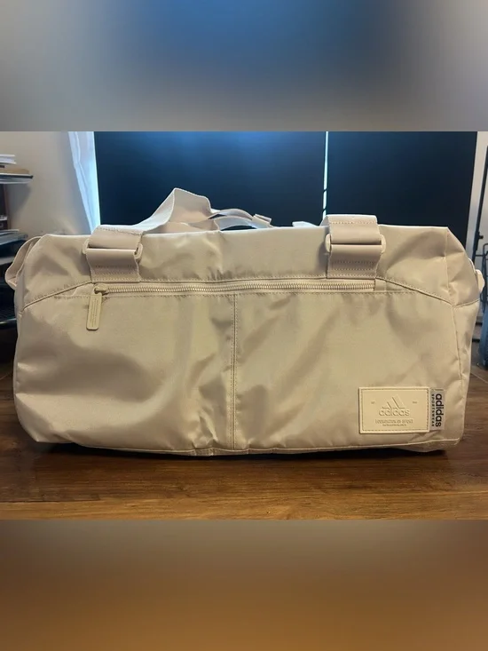 adidas Light Beige Men’s Duffel Bag- Brand New, Never Used