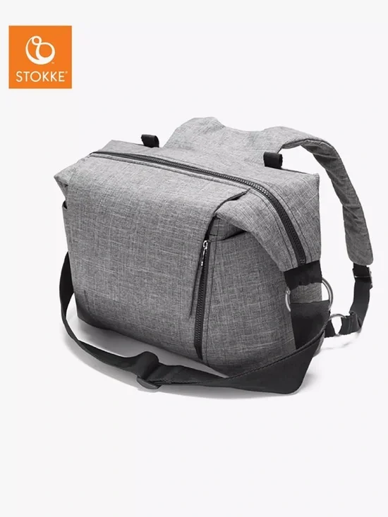 Stokke Grey Duffel Backpack - Versatile Travel Bag
