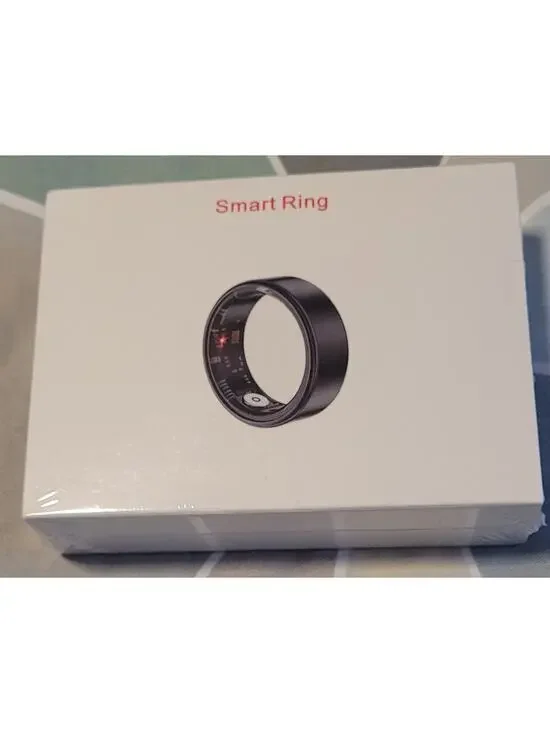 Smart Ring Heart Rate Monitor Sleep Tracker Health Size 12 New Black