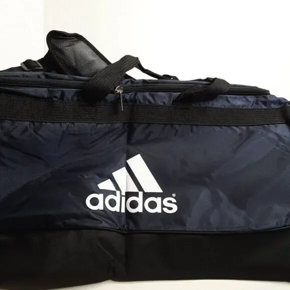 Adidas Defender Large Blue Black Duffle Bag