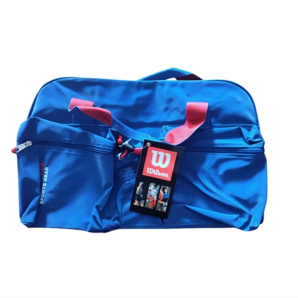 Wilson Sports Gear Blue Sports Bag NWT
