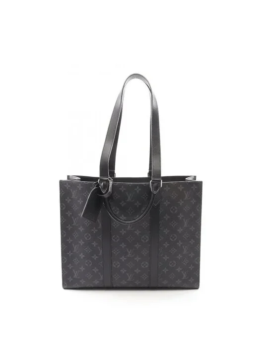 Louis Vuitton Tote Sac Plat Co Ting Canvas Leather