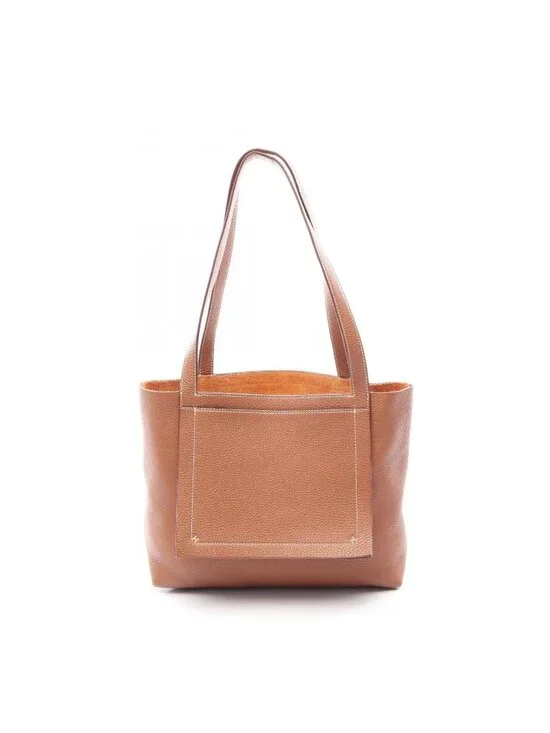 Hermes Tote Cover Series 31 Gold Leather