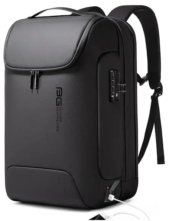 BANGE Anti-Theft Waterproof Laptop Backpack USB 3.0 17.3