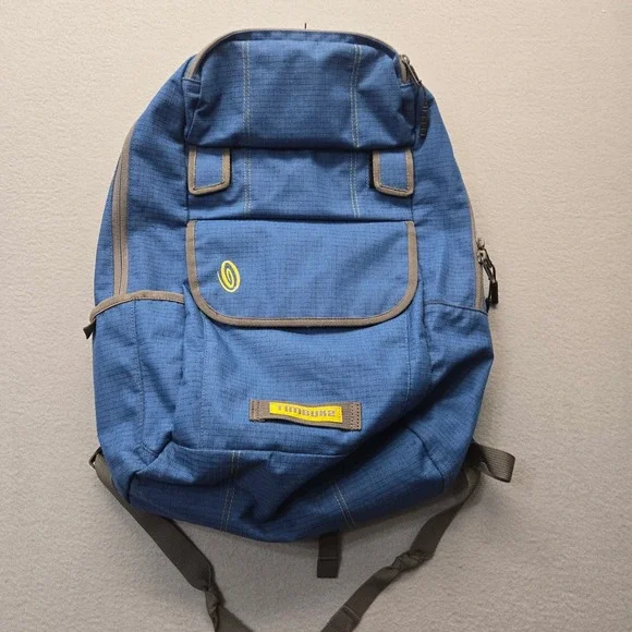 Timbuk2 Laptop Backpack Blue Ripstop Travel‎ Commuter Bag with Bottle Opener
