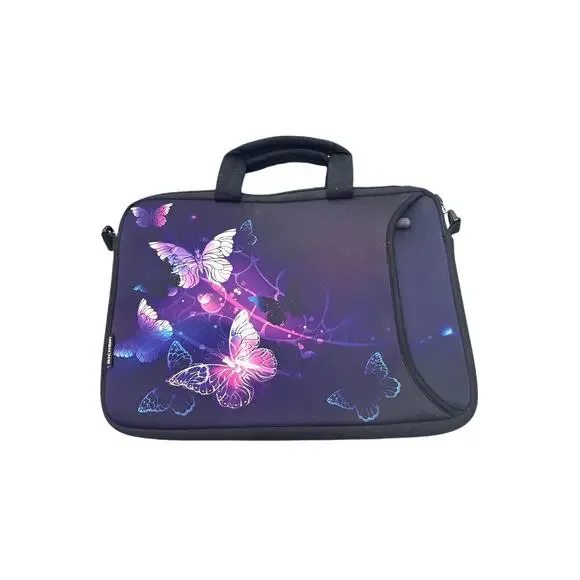Butterfly neoprene notebook, computer/ipad carrier
