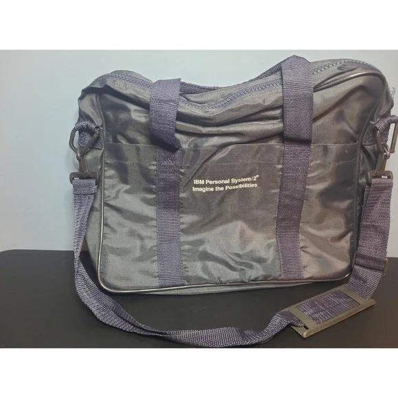IBM Thinkpad Blue Laptop Case Messenger Bag, Shoulder Strap 17