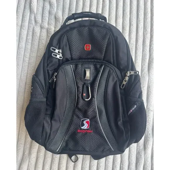 Swiss Gear Scan-Smart with AirFlow Technology Backpack Black Heavy Duty Storage