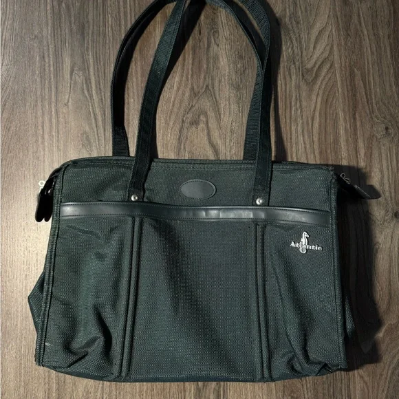 Atlantic Olive green Laptop Tote with Front Organizer