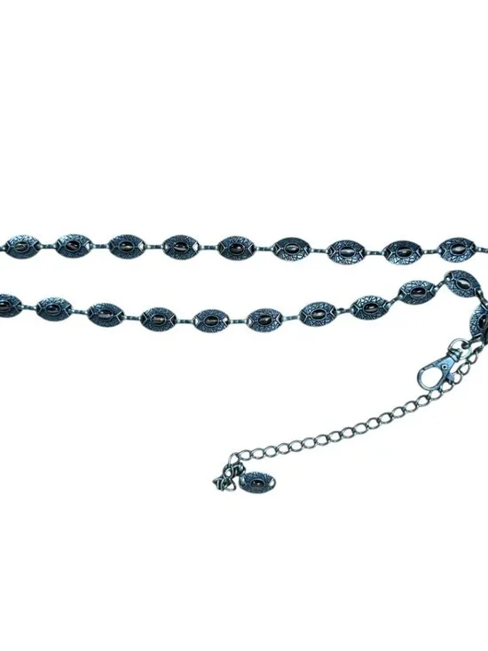 Silver & Cat's‎ Eye Stone Belt