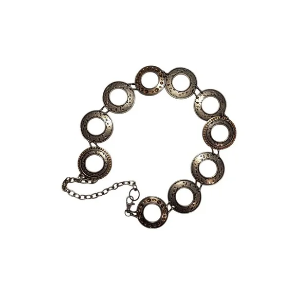 Chunky Boho Wide Metal Chain Link BELT 40