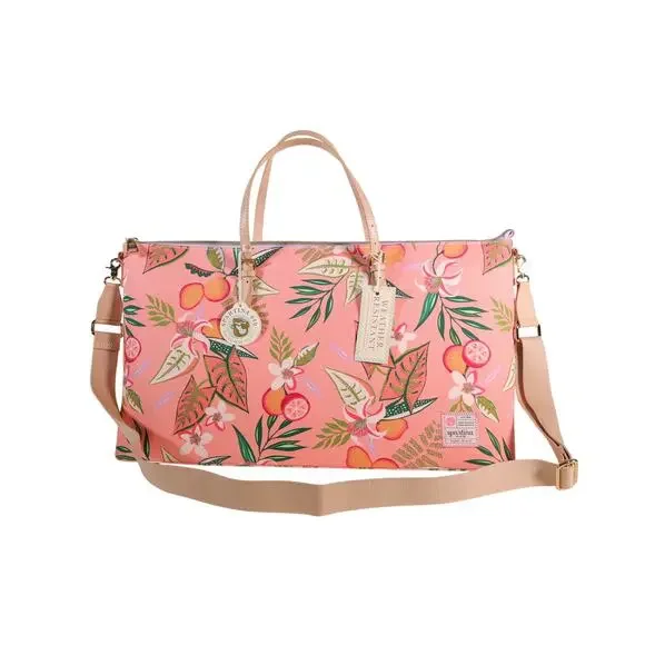 Spartina 449 Voyager Travel Duffle Bag - Pink Lemonade - NWT