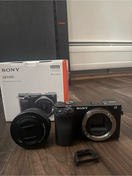 Sony Alpha a6100 Mirrorless Camera Body and Lens Kit - Black