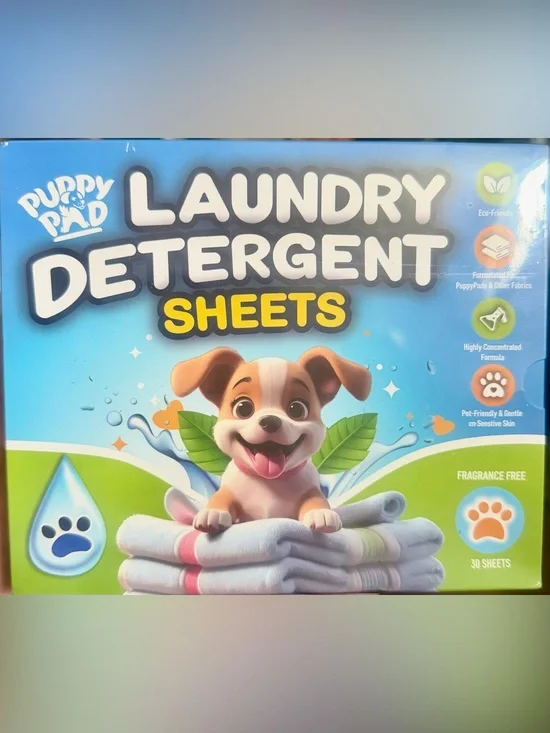 The Puppy Pad genuine laundry Detergent Sheets
