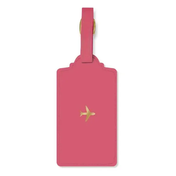 Fashion Luggage Tag | Coral