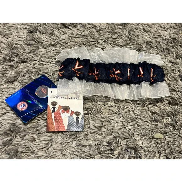 NWT University Of Virginia Women's Wedding Garter Belt‎