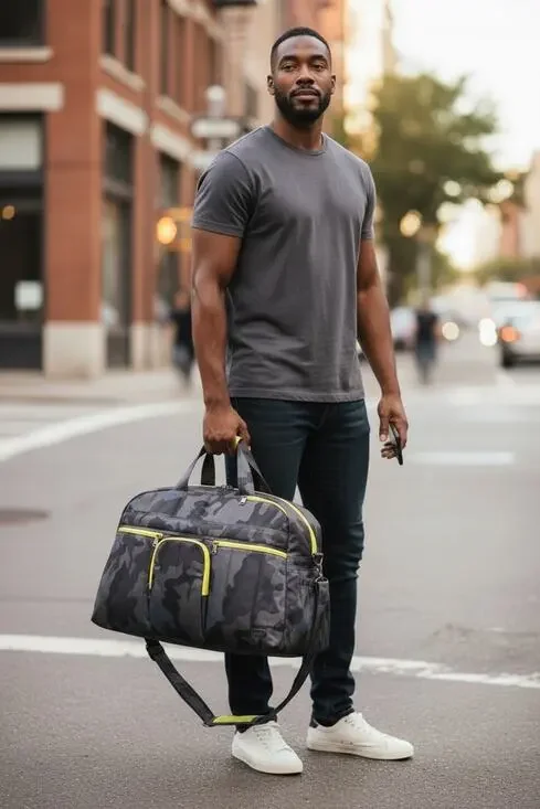 NWT Luglife Airbus 2 Duffle Travel or Weekend Bag with Multiple Pockets Storage