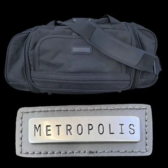 Metropolis Mens Sports Travel Luggage Duffle Bag Handbag Multiple Pockets Canvas