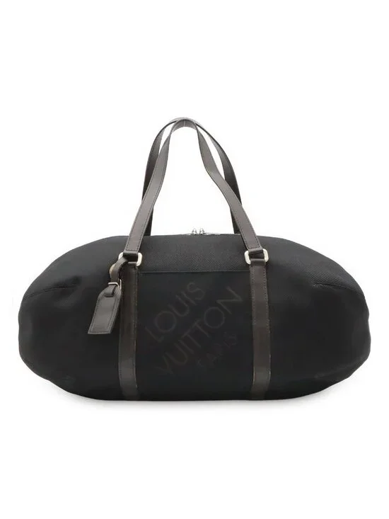 Louis Vuitton Damier Geant Atakan Boston Bag Purse Noir Black