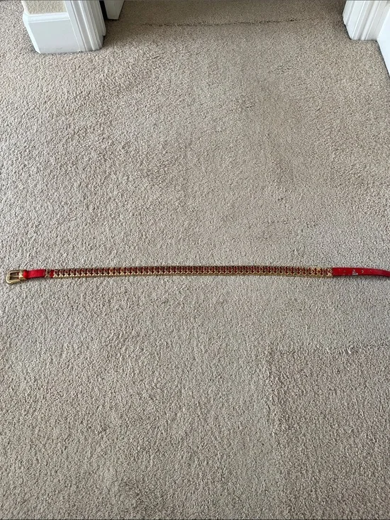 Red/gold belt