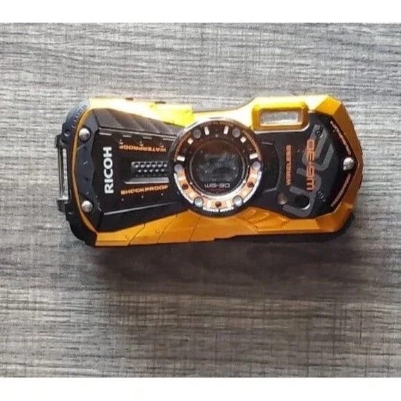 RICOH WG-30 Waterproof Digital Camera 16.0MP FOR PARTS AS IS