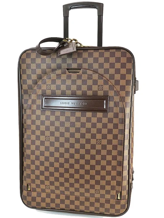 Louis Vuitton Brown Damier Check Cabin Rolling Suitcase