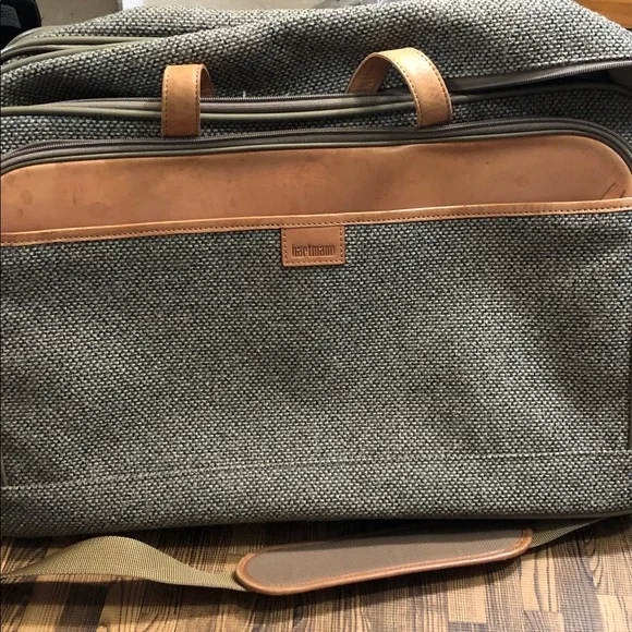Vintage Hartmann Luggage Tweed Travel Bag Luggage