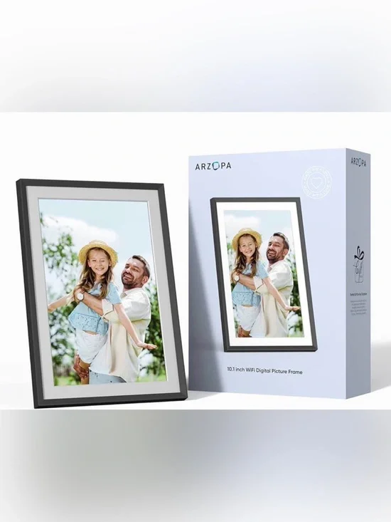Pierre Cardin Digital Photo Frame in Black and White