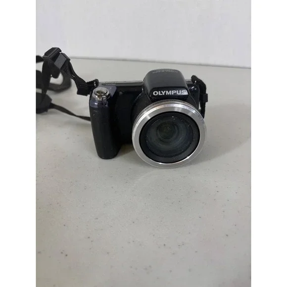 Olympus SP 810UZ 14 Megapixel Digital Camera Black with Strap‎ - Parts Only