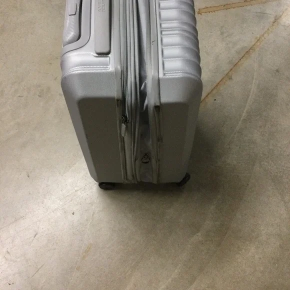 Silver Hardside Carry-On Spinner Luggage - Men Bags