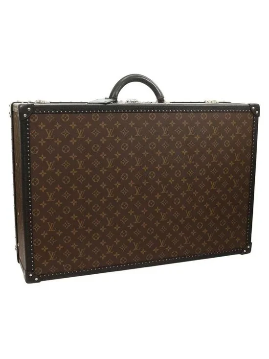 Louis Vuitton Arzeal 70 Monogram Macassar Trunk Case