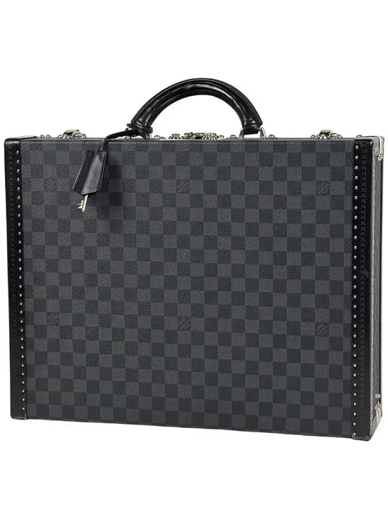 Louis Vuitton President Trunk Damier Graphite Black